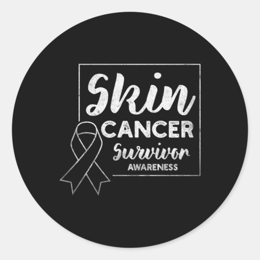 皮膚がんを克服した製品メラノーマ認識度D ラウンドシール (正面)