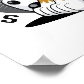 皮膚がん犬 ポスター (角)