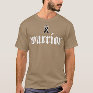 皮膚がん認識度戦士ブラックリボンギフト2 Tシャツ