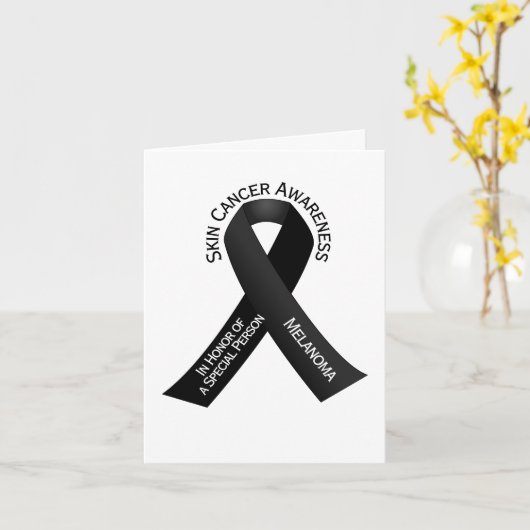 皮膚がん認識度 カード (黄色い花)