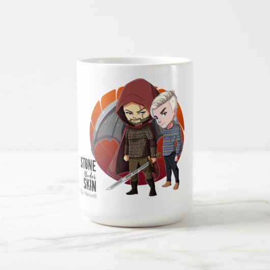 皮膚の下の石からのアンキットとイーサン コーヒーマグカップ (中央)