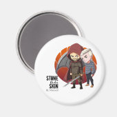 皮膚の下の石からのアンキットとイーサン マグネット (正面/裏面)