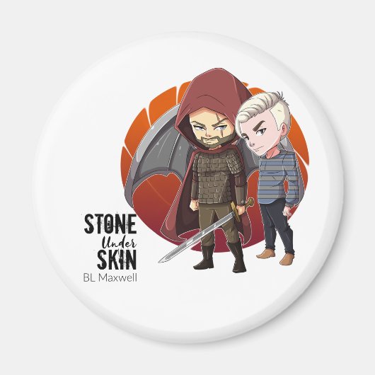 皮膚の下の石からのアンキットとイーサン マグネット (正面)