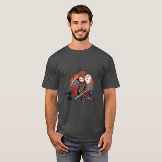 皮膚の下の石からのアンキットとイーサン Tシャツ (正面フル)