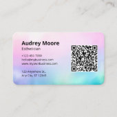 皮膚エステティシャンモダンデザインサロンスパ 名刺 (正面)