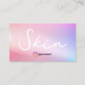 皮膚エレガントエステティシャン 名刺 (裏面)