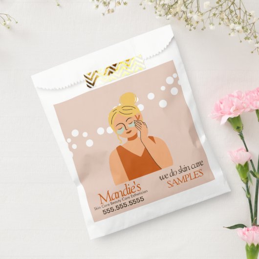 皮膚気にエステティシャン事業サロンサンプル フェイバーバッグ (封をした状態)