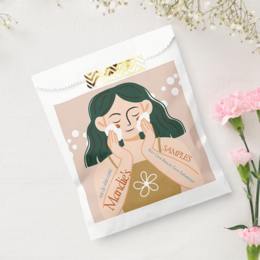 皮膚気にエステティシャン事業サロンスパサンプル フェイバーバッグ (封をした状態)