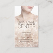 皮膚気に中央の皮膚科医きらめくカード 名刺 (正面)