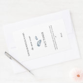 皮膚気に美しい化粧品ボトル包装 長方形シール (封筒)