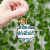 皮膚癌と戦って、帽子を渡すHakuna Matata キーホルダー (手)