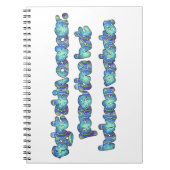 皮膚癌と戦って、帽子を渡すHakuna Matata ノートブック (正面)