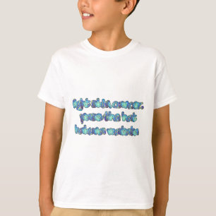 皮膚癌と戦って、帽子を渡すHakuna Matata Tシャツ