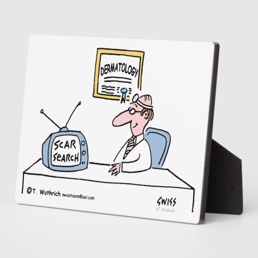 皮膚科おもしろい皮膚科マンガ フォトプラーク (側面)