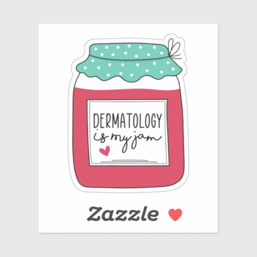 皮膚科は私のジャムで皮膚科の学生 シール (シート)