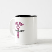 皮膚科エレガント学者 ツートーンマグカップ (正面左)