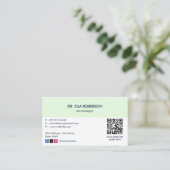 皮膚科クリニック事業 | クリーンアポイントメント 名刺 (スタンド正面)