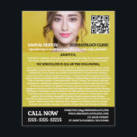 皮膚科スタイリッシュ学者、皮膚科クリニック、QRコード チラシ<br><div class="desc">Termatology、スタイリッシュDermatology Clinic、Qrコードのビラ広告ーによる名刺ストア。</div>