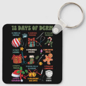 皮膚科ナースメリークリスマス12日のDerm キーホルダー (裏面)