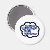 皮膚科ナース..夢を見る マグネット (正面/裏面)