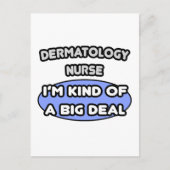 皮膚科ナース...私は大したことがある ポストカード (正面)