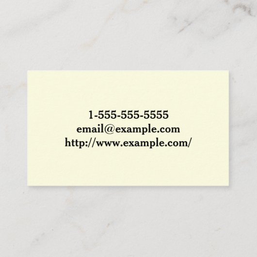 皮膚科モダン学者名刺 名刺 (裏面)