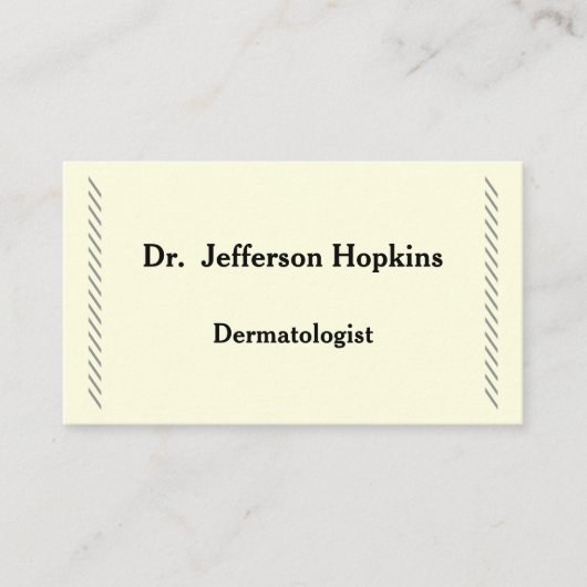 皮膚科モダン学者名刺 名刺 (正面)