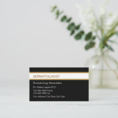皮膚科医の名刺 予約カード (スタンド正面)
