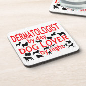 皮膚科医の犬好き コースター (左側)