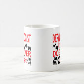 皮膚科医の犬好き コーヒーマグカップ (中央)
