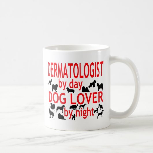 皮膚科医の犬好き コーヒーマグカップ (右)