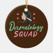皮膚科医の皮膚科医 セラミックオーナメント (正面)