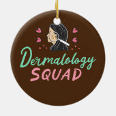 皮膚科医の皮膚科医 セラミックオーナメント (裏面)