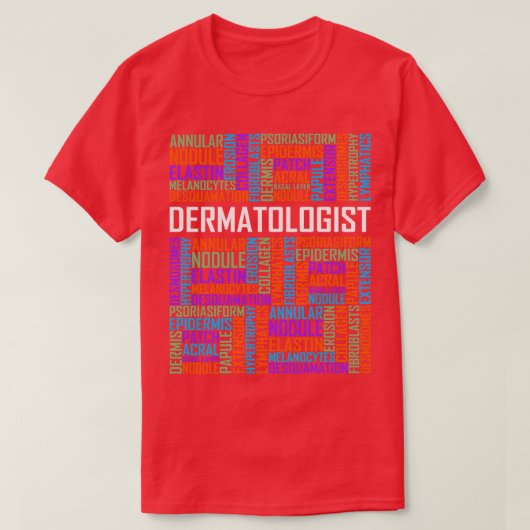 皮膚科医の言葉 Tシャツ (デザイン正面)