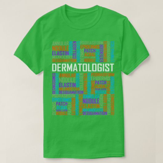 皮膚科医の言葉 Tシャツ (デザイン正面)