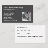 皮膚科医アポイントメント名刺 名刺 (正面/裏面)