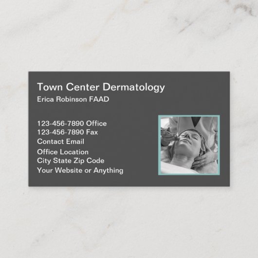 皮膚科医アポイントメント名刺 名刺 (正面)