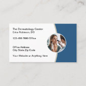 皮膚科医オフィスアポイントメントカードデザイン 予約カード (正面)