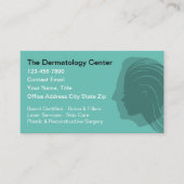 皮膚科医テーマ名刺 名刺 (正面)