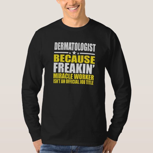 皮膚科医デザイン Tシャツ (正面)