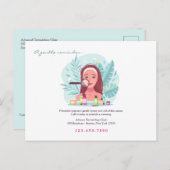 皮膚科医用リマインダーはがき ポストカード (正面/裏面)