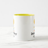 皮膚科学のひよこのマグ ツートーンマグカップ (中央)