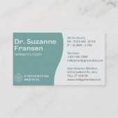 皮膚科学の卓越性：あなたの肌の最高の友達 名刺 (正面)