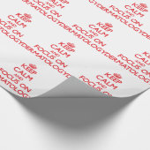 皮膚科学の平静そして焦点を保って下さい ラッピングペーパー (角)