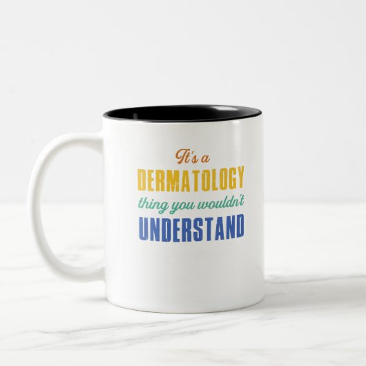 皮膚科用皮膚科医 ツートーンマグカップ (左)