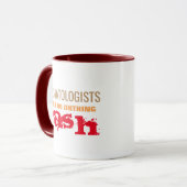 皮膚科発疹医の薬物おもしろマグカップ マグカップ (正面左)