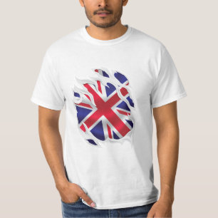 皮膚統一された旗の下の王国 Tシャツ