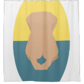 皮膚 シャワーカーテン (正面)