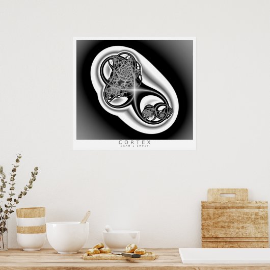 皮質 ポスター (キッチン)