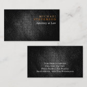 皮革効果弁護士名刺 名刺 (正面/裏面)